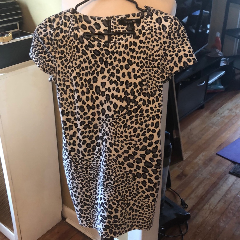 Leopard Short sleeve Bodycon Dress